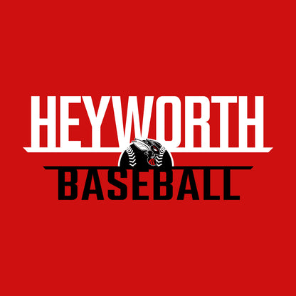 Heyworth Jr High Baseball Unisex Fine Jersey T-Shirt - Design A