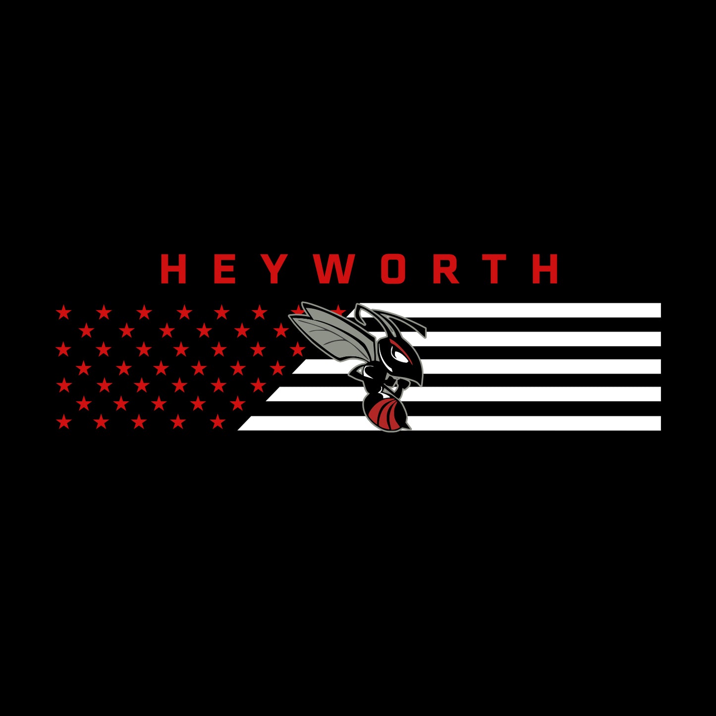 Heyworth Jr High Baseball Unisex Fine Jersey T-Shirt - Design B