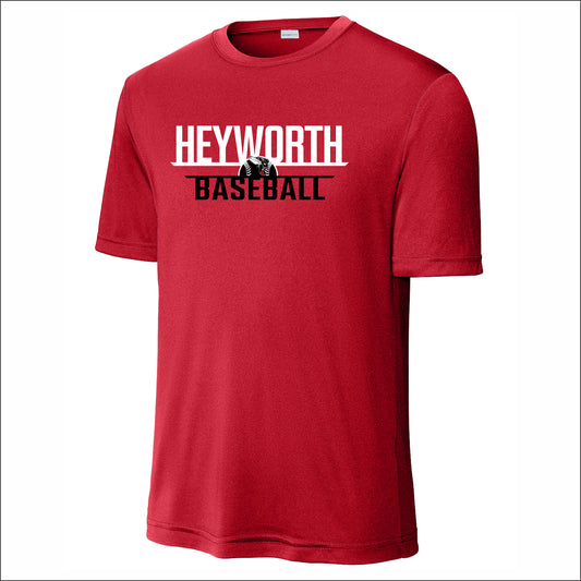 Heyworth Jr High Baseball Performance T-shirt - Design A