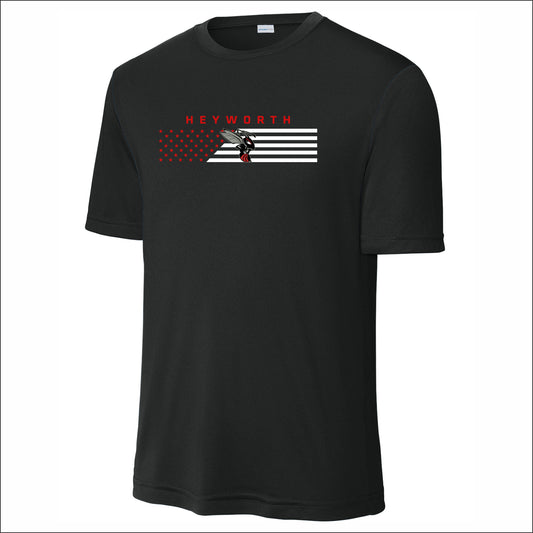 Heyworth Jr High Baseball Performance T-shirt - Design B