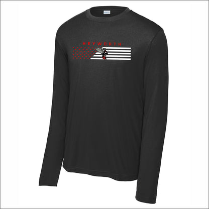 Heyworth Jr High Baseball Performance Long Sleeve T-shirt - Design B
