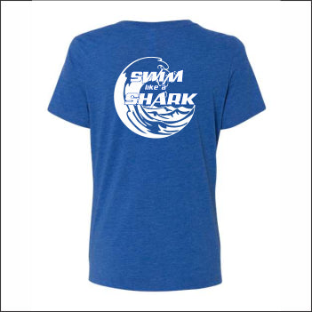 Hillsmere Hammerheads Ladies Relaxed TrI-blend V-Neck T