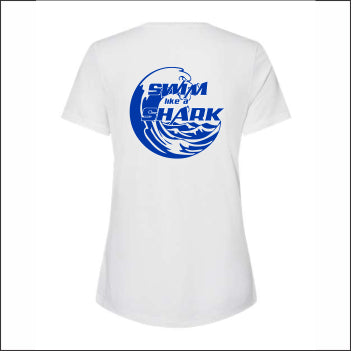 Hillsmere Hammerheads Ladies Relaxed TrI-blend V-Neck T