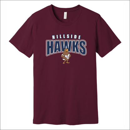 Hillside Elementary Soft Jersey T-shirt - Des. D