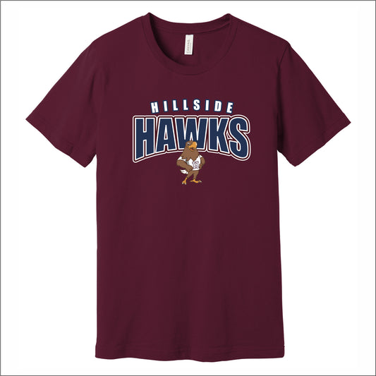 Hillside Elementary Soft Jersey T-shirt - Des. D