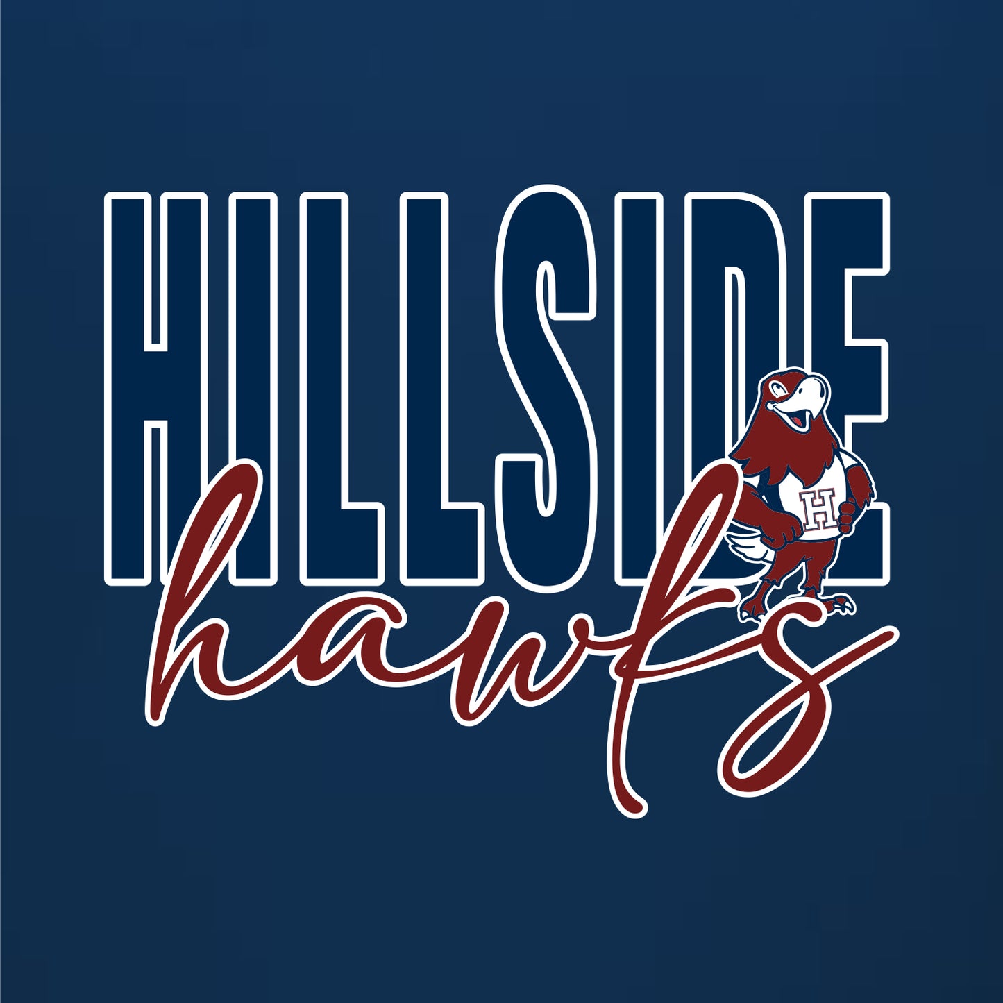 Hillside Elementary Ladies Performance V-Neck