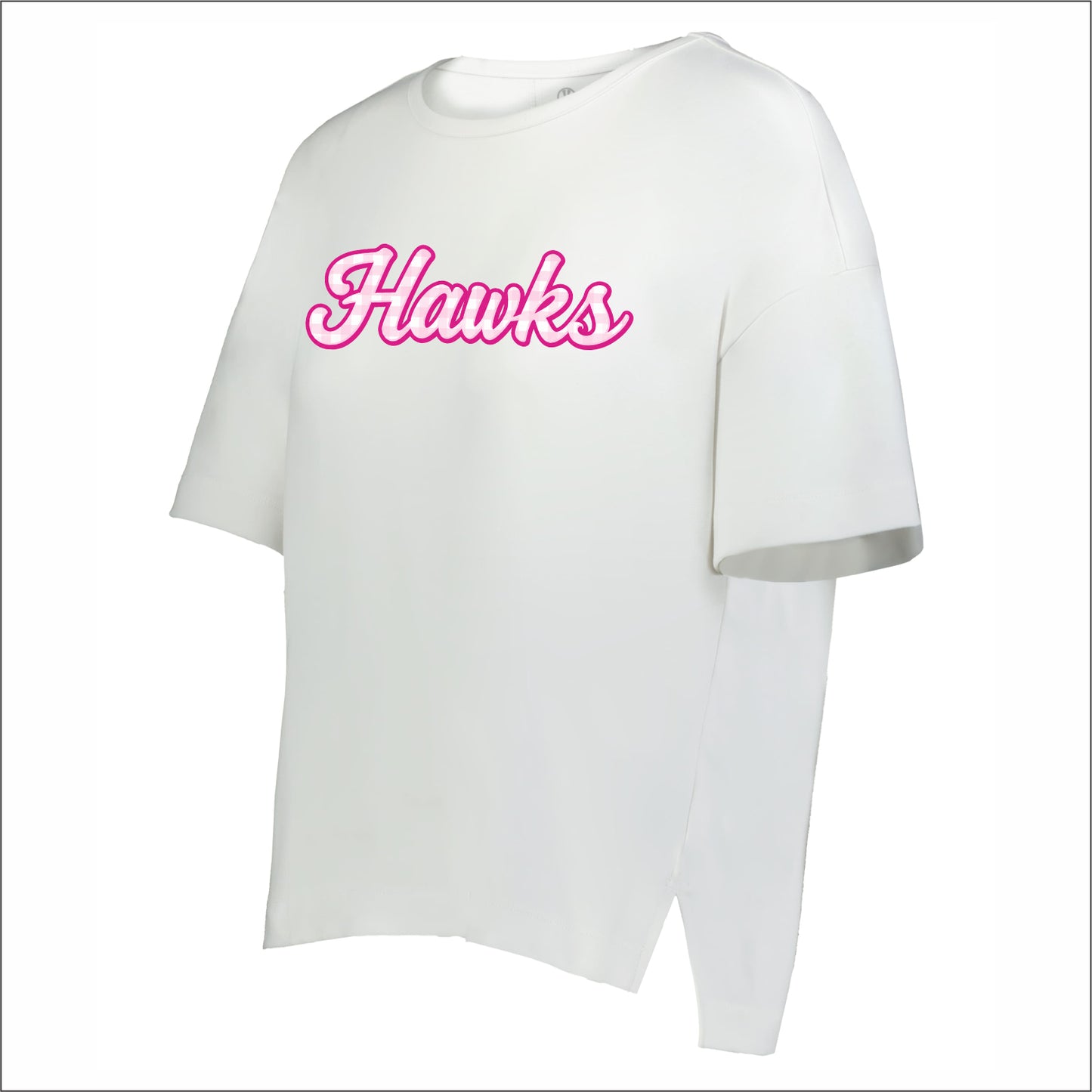 Hillside Elementary Girls/Ladies Effortless Boxy Tee - Des. F