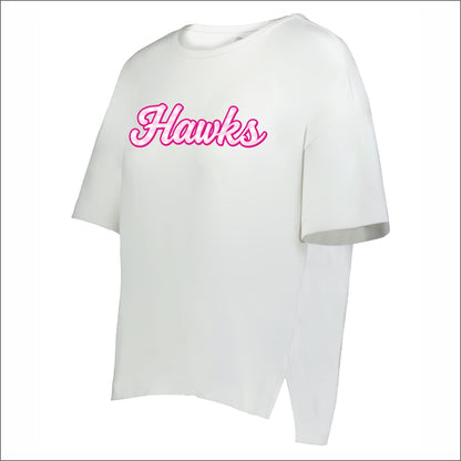 Hillside Elementary Girls/Ladies Effortless Boxy Tee - Des. F