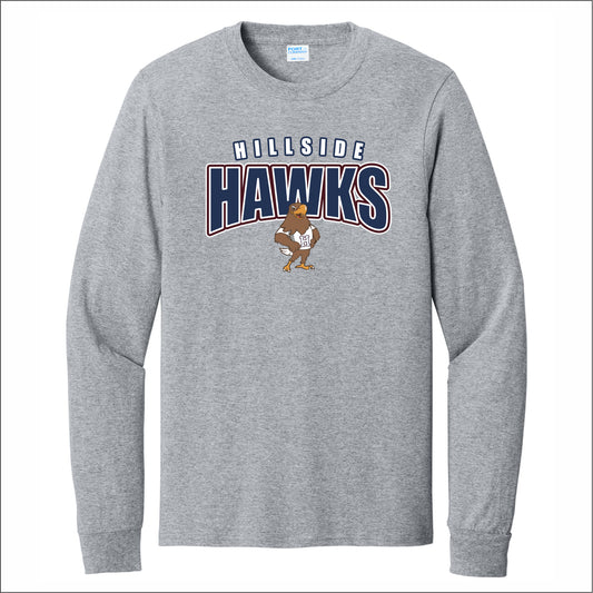 Hillside Elementary Long Sleeve T-shirt - Des. D
