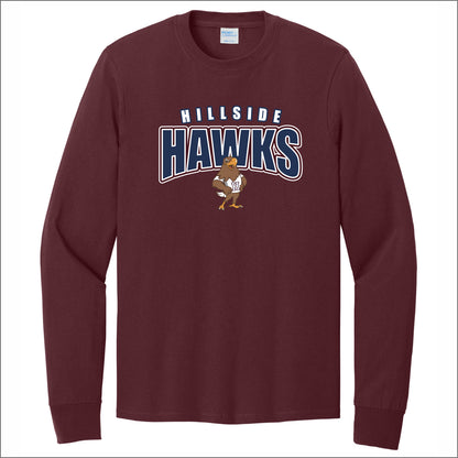 Hillside Elementary Long Sleeve T-shirt - Des. D