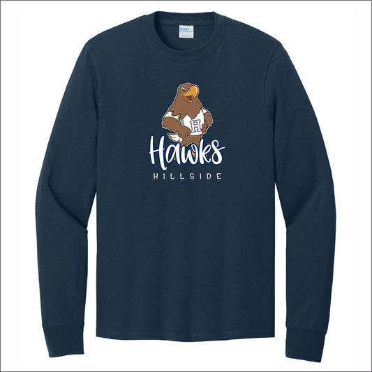 Hillside Elementary Long Sleeve T-shirt - Des. C