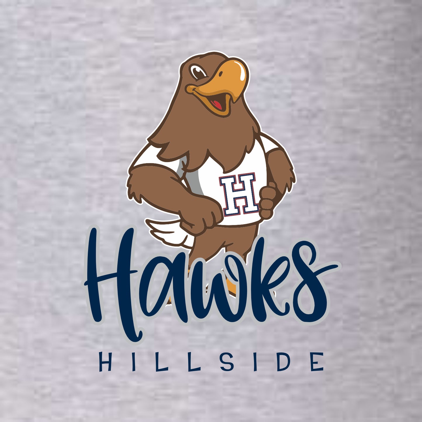 Hillside Elementary Ladies Fine Jersey T-shirt - Des. C