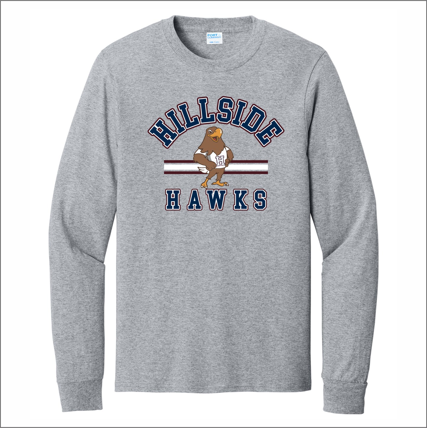 Hillside Elementary Long Sleeve T-shirt - Des. G
