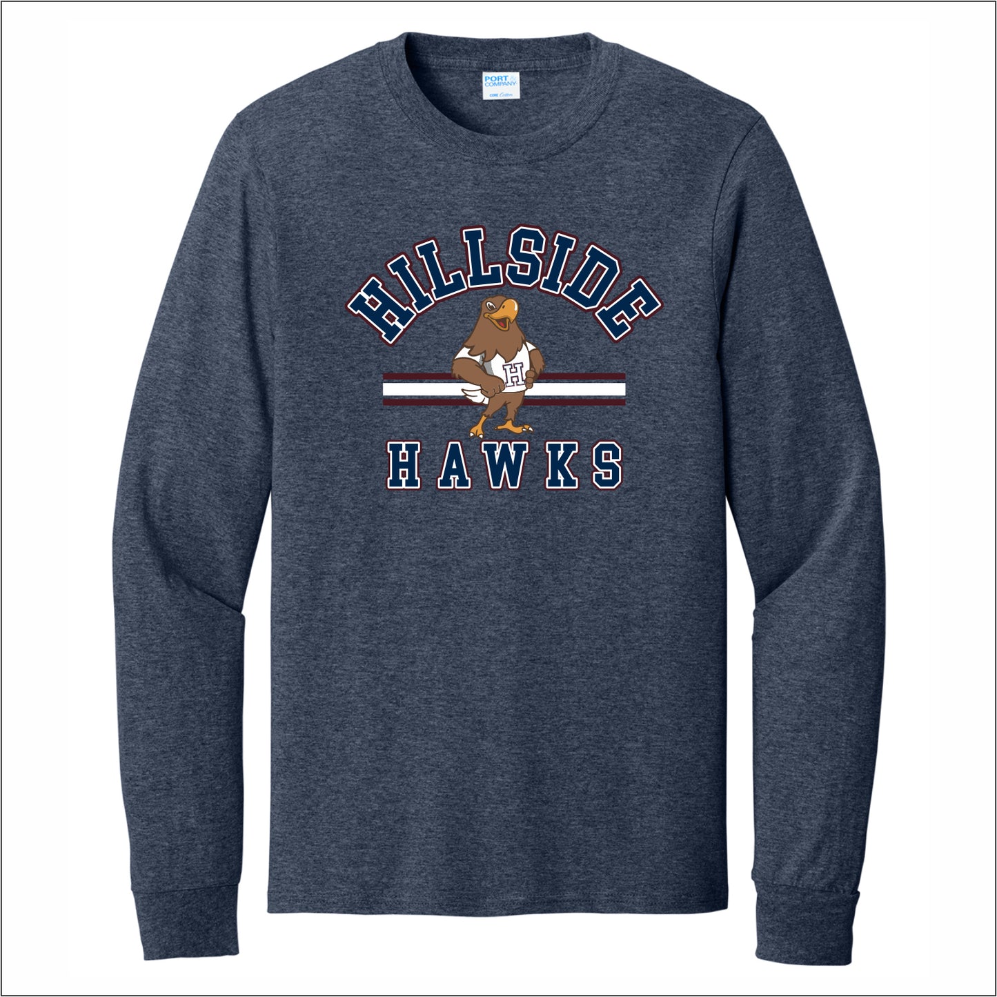 Hillside Elementary Long Sleeve T-shirt - Des. G