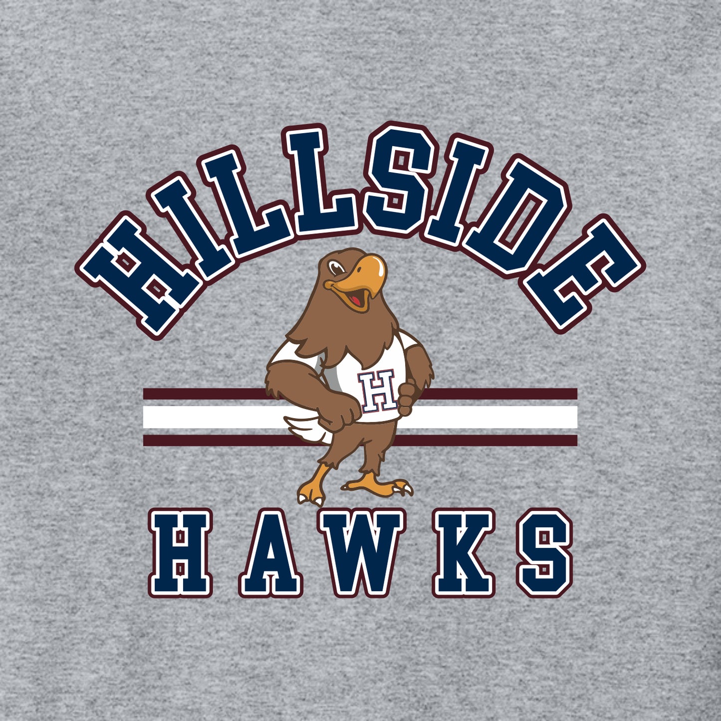 Hillside Elementary Long Sleeve T-shirt - Des. G