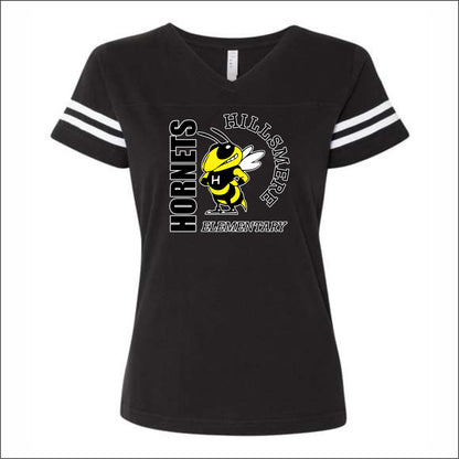 Hillsmere Elementary Ladies Vintage Football T - Des. A