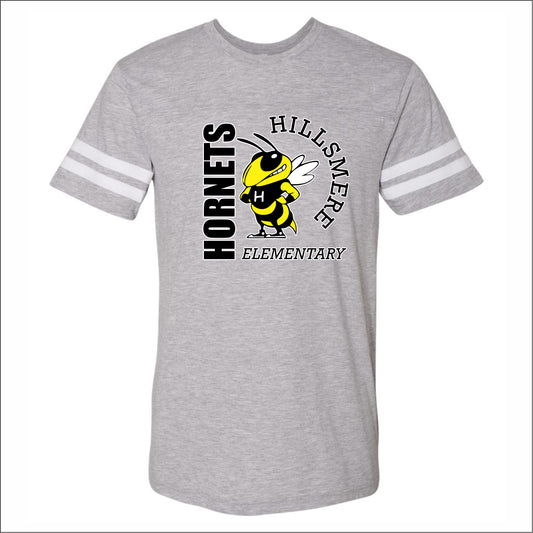Hillsmere Elementary Vintage Football T-shirt - Des. A