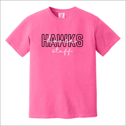 Hoose Hawks Staff Comfort Colors Garment Dyed T-shirt - Design A
