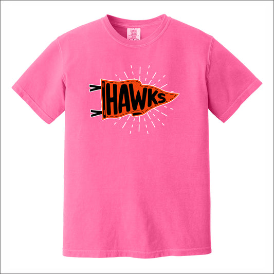Hoose Hawks Staff Comfort Colors Garment Dyed T-shirt - Design B