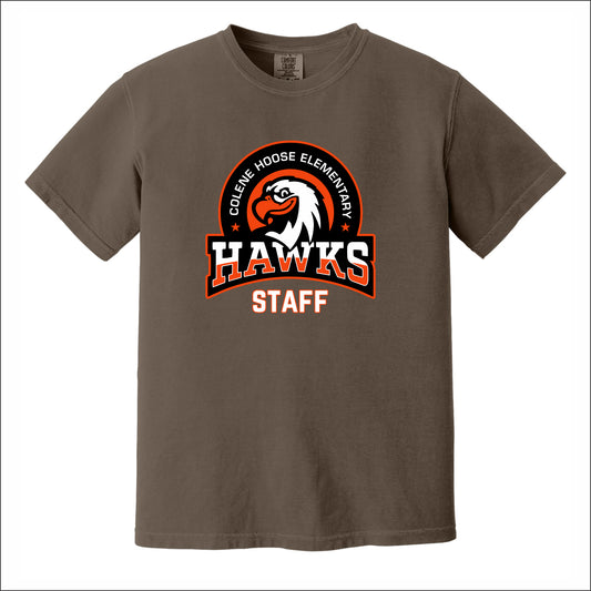 Hoose Hawks Staff Comfort Colors Garment Dyed T-shirt - Design C