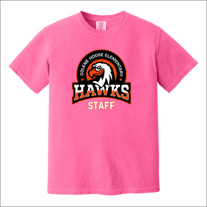 Hoose Hawks Staff Comfort Colors Garment Dyed T-shirt - Design C