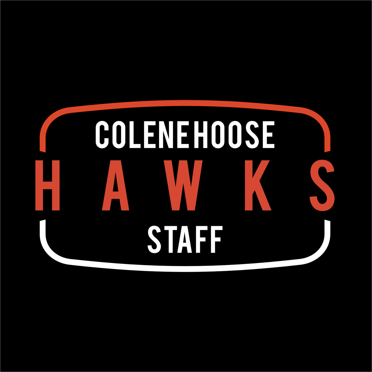 Hoose Hawks Staff Knit Fold Over Pom-Pom Beanie