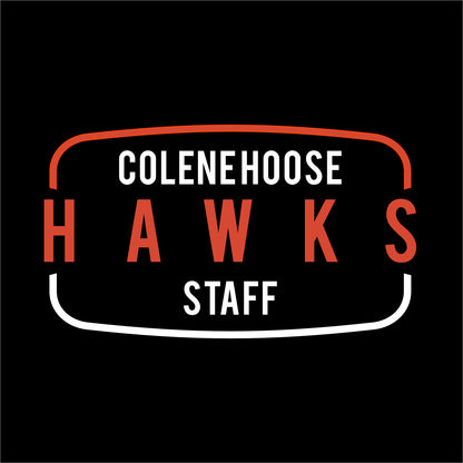 Hoose Hawks Staff Knit Fold Over Pom-Pom Beanie