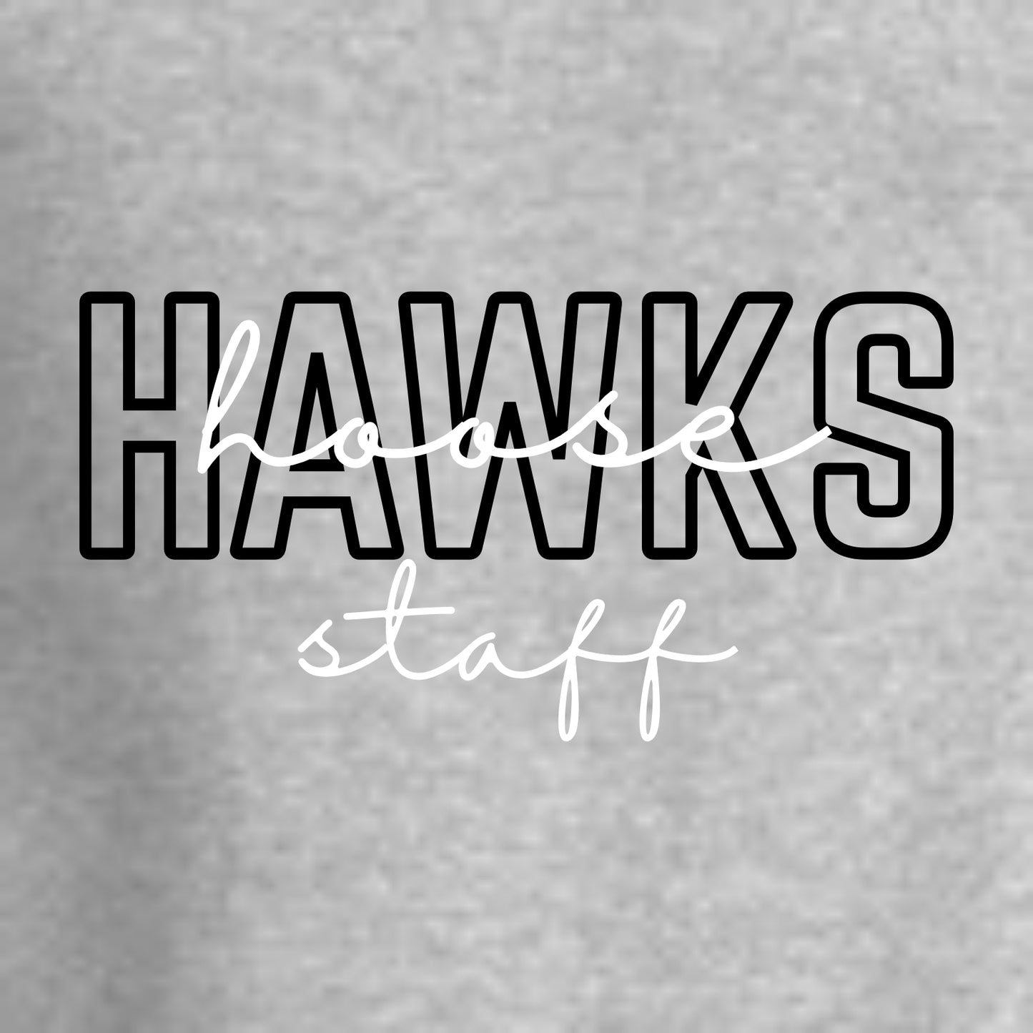 Hoose Hawks Staff Crewneck Sweatshirt - Design A