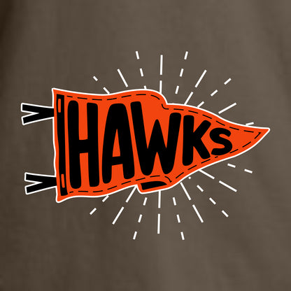 Hoose Hawks Staff Comfort Colors Garment Dyed T-shirt - Design B