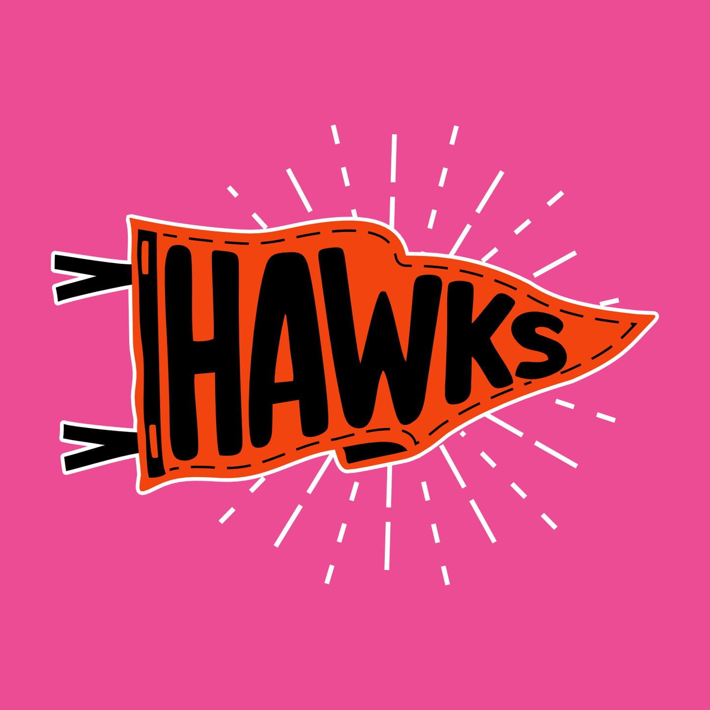 Hoose Hawks Staff Comfort Colors Garment Dyed T-shirt - Design B
