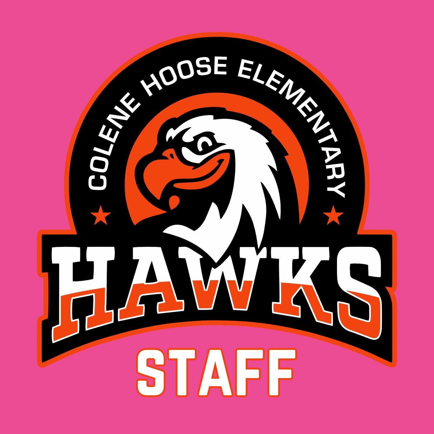 Hoose Hawks Staff Comfort Colors Garment Dyed T-shirt - Design C