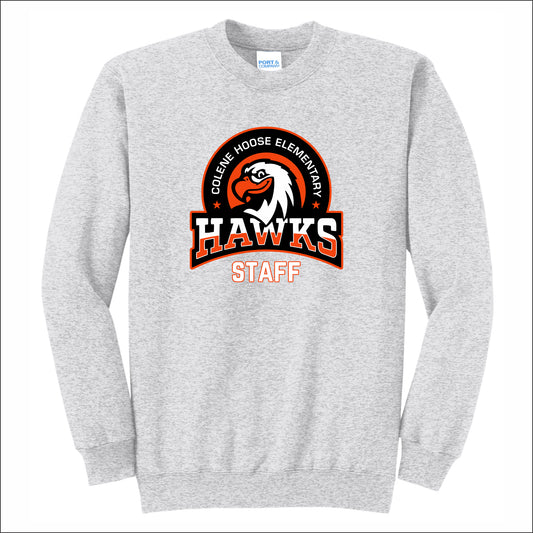 Hoose Hawks Staff Crewneck Sweatshirt - Design C