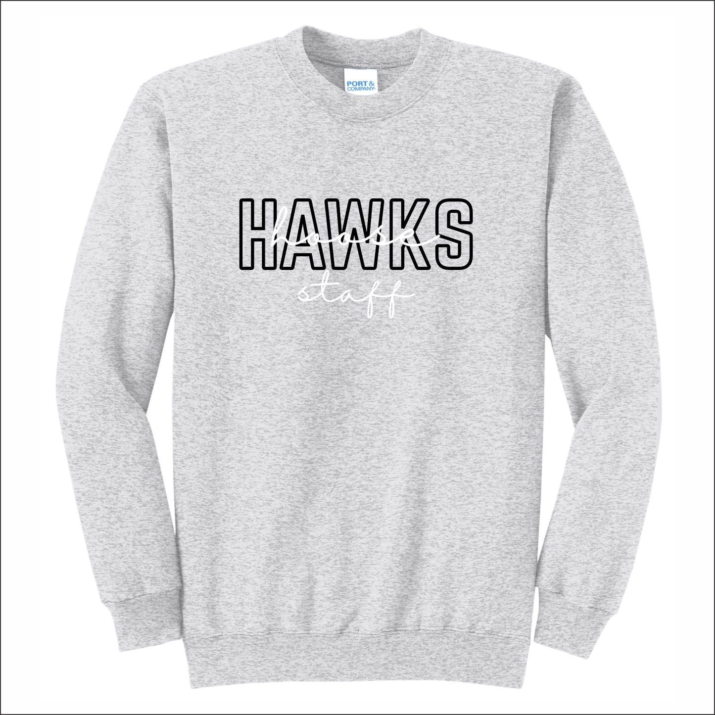 Hoose Hawks Staff Crewneck Sweatshirt - Design A