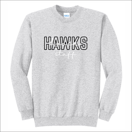 Hoose Hawks Staff Crewneck Sweatshirt - Design A