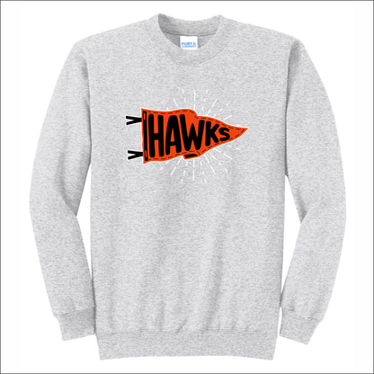 Hoose Hawks Staff Crewneck Sweatshirt - Design B