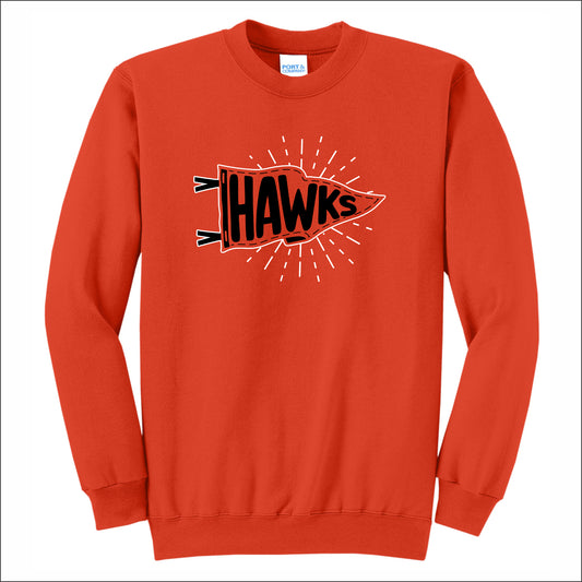 Hoose Hawks Staff Crewneck Sweatshirt - Design B