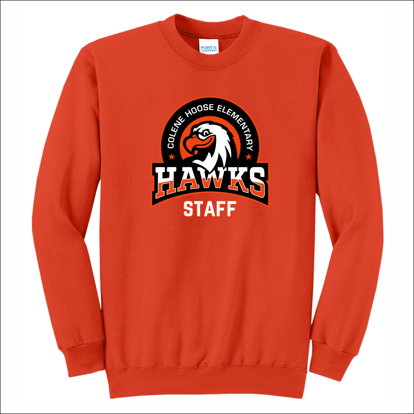 Hoose Hawks Staff Crewneck Sweatshirt - Design C