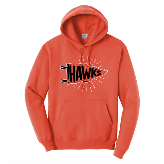 Hoose Hawks Staff Hooded Sweatshirt - Design B