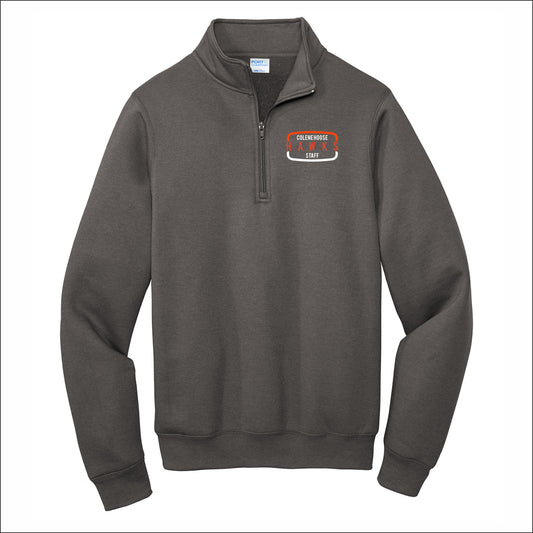 Hoose Hawks Staff 1/4 Zip Sweatshirt