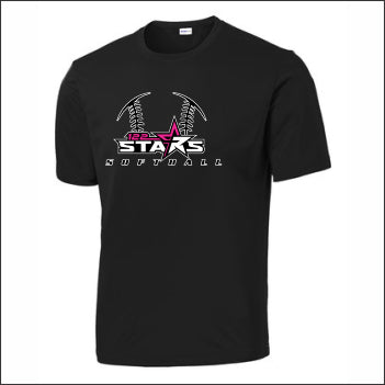 122 Stars Softball Performance T-shirt - Des. A