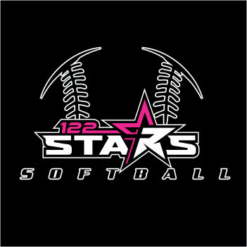 122 Stars Softball Performance T-shirt