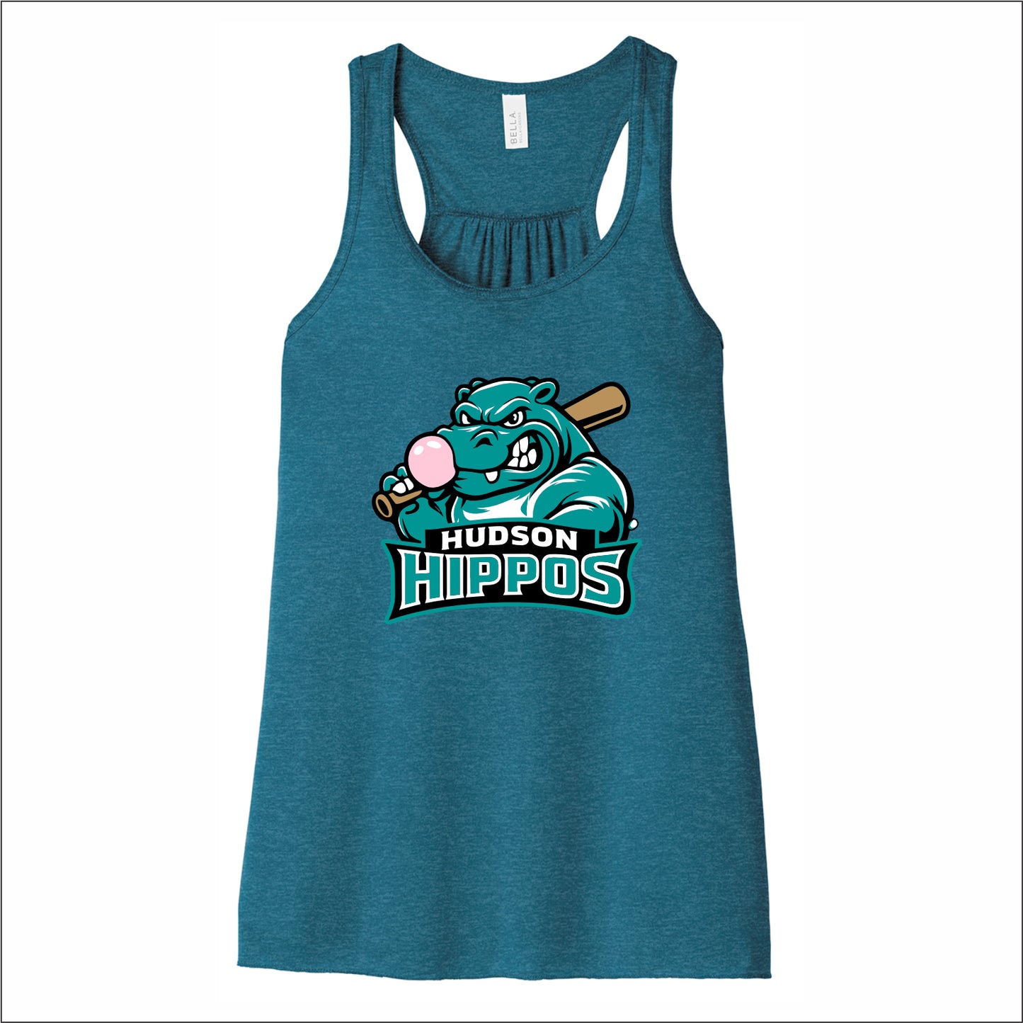 Hudson Hippos Ladies Flowy Tank Top