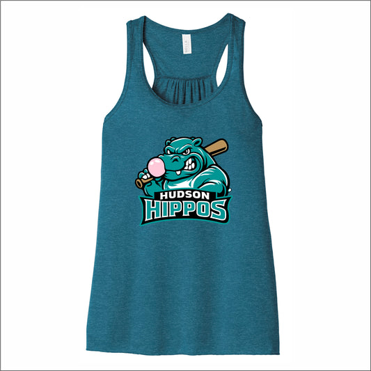 Hudson Hippos Ladies Flowy Tank Top