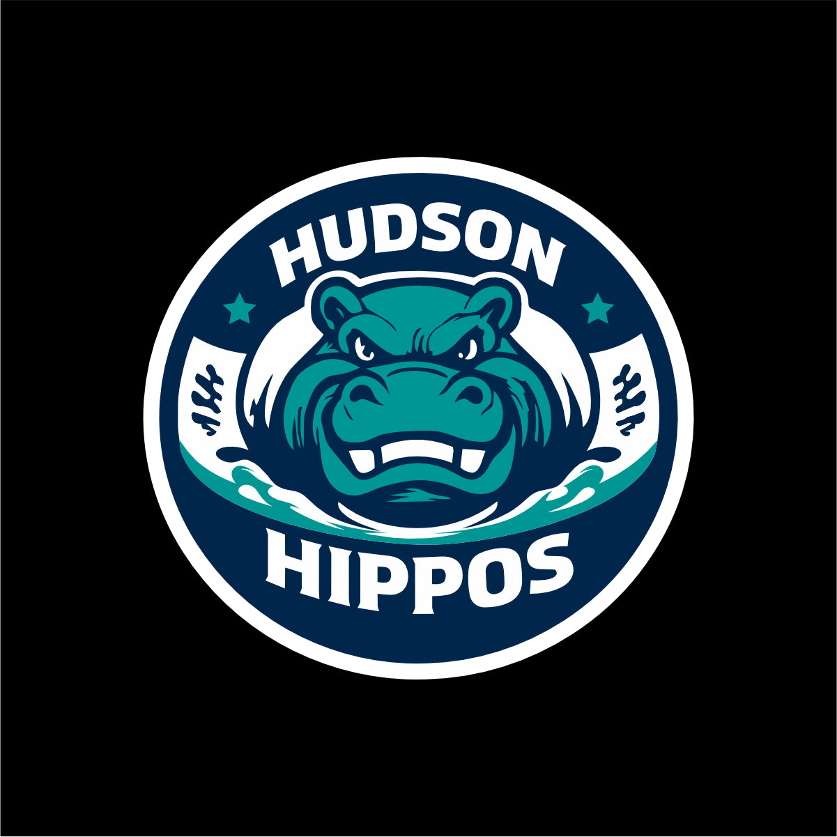 Hudson Hippos Halftime Heather Pom Beanie