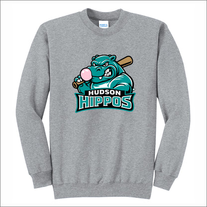 Hudson Hippos Crewneck Sweatshirt