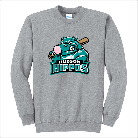 Hudson Hippos Crewneck Sweatshirt