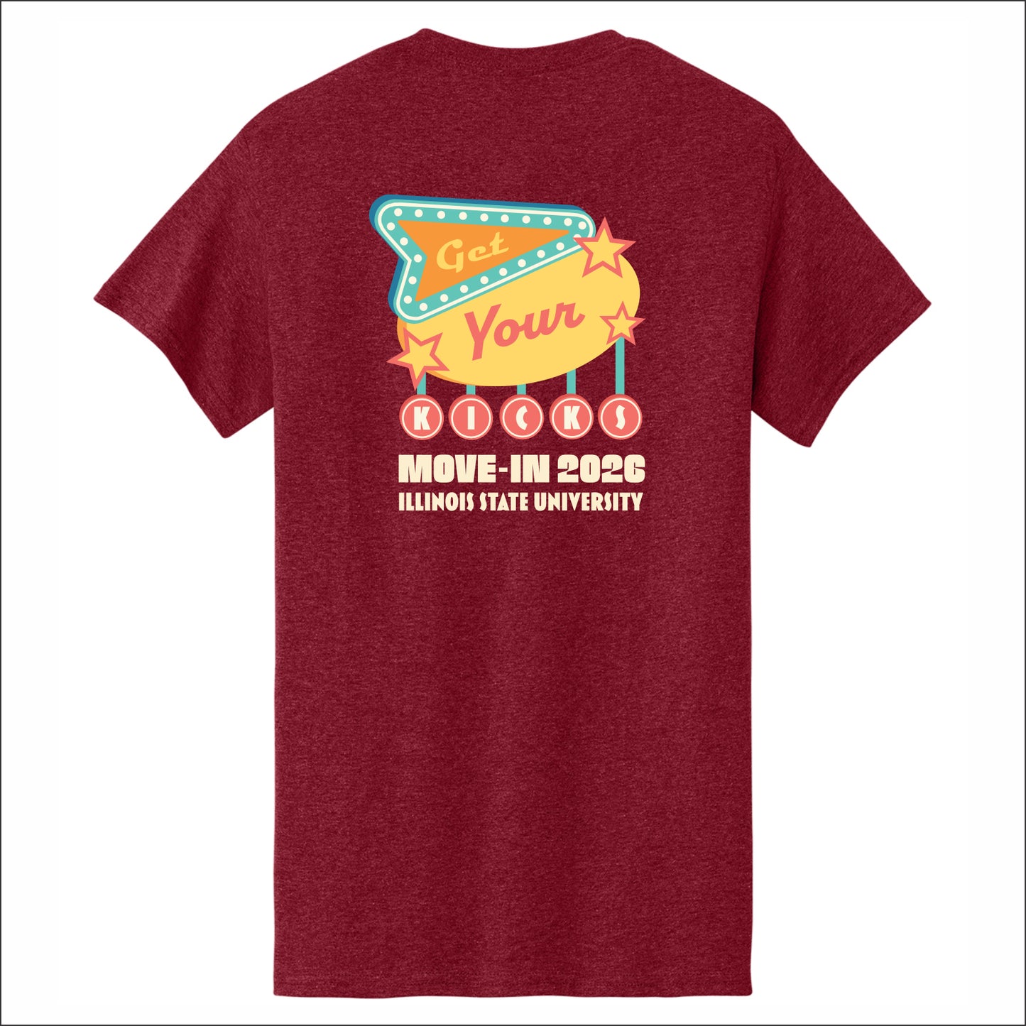 ISU Housing Heavy Cotton T-Shirt - Curb Bird