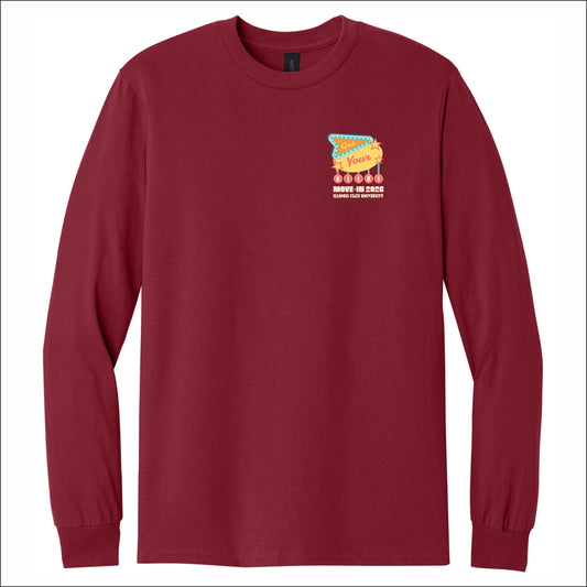 ISU Housing Heavy Cotton Long Sleeve T-shirt - Curb Bird