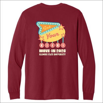 ISU Housing Heavy Cotton Long Sleeve T-shirt - Curb Bird