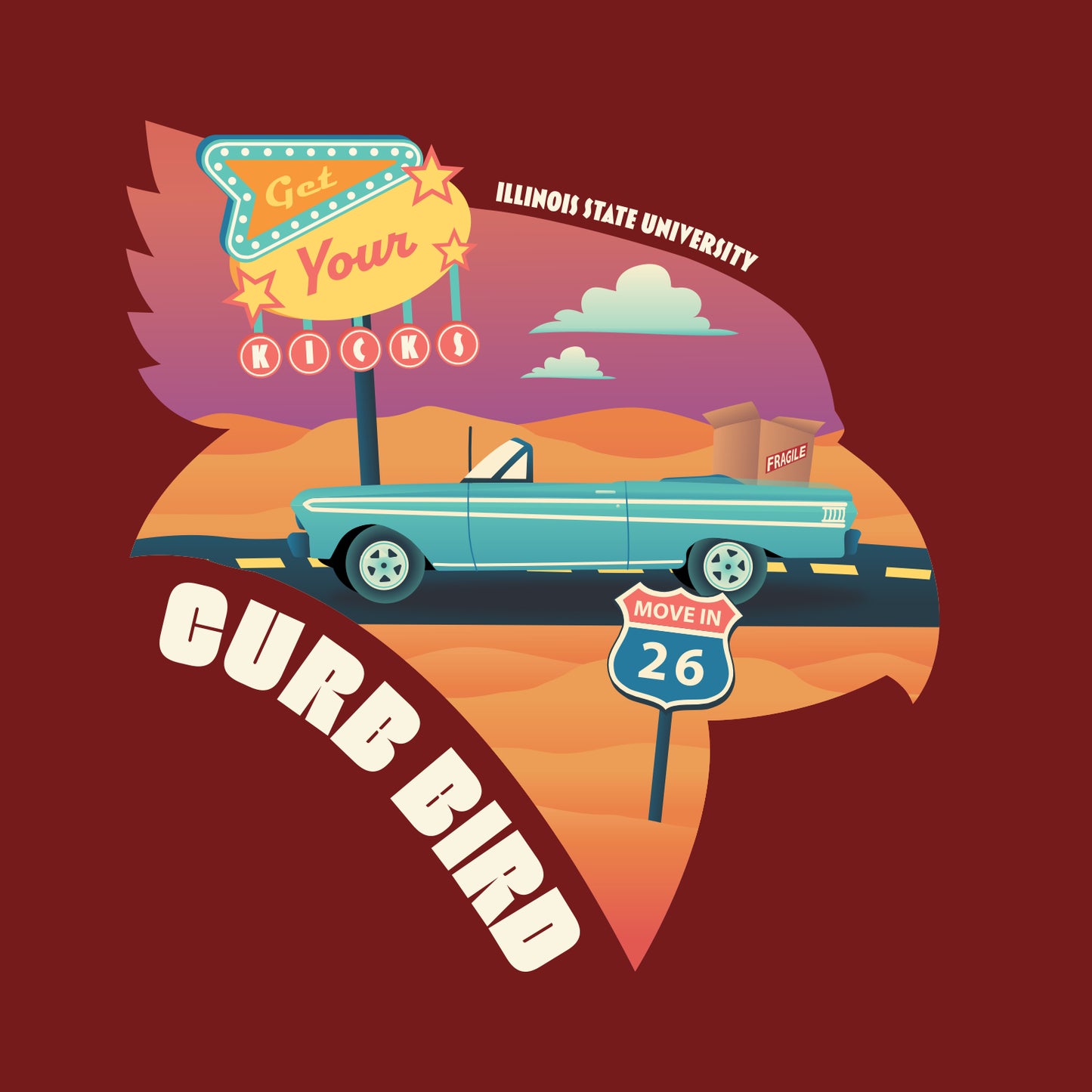 ISU Housing Crewneck Sweatshirt - Curb Bird